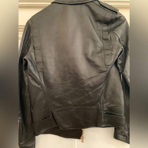 Like new Balmain Leather Biker Jacket - Picture 4 of 11